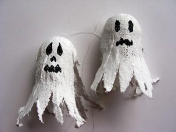 Manualidades Halloween - Fantasmita para Dia de Muertos