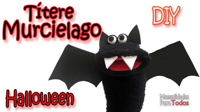 Titere Murcielago - Halloween