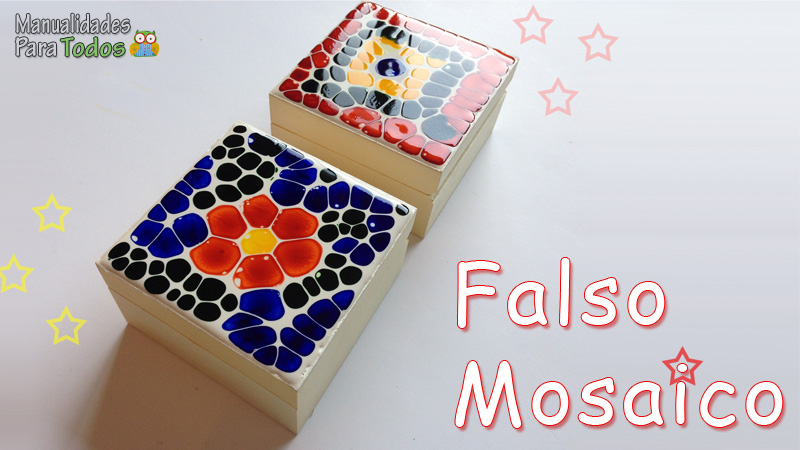 Falso mosaico - manualidadesparatodos.net