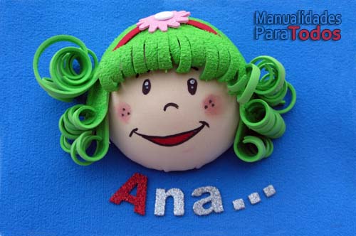 Letrero para el cuarto - niñas